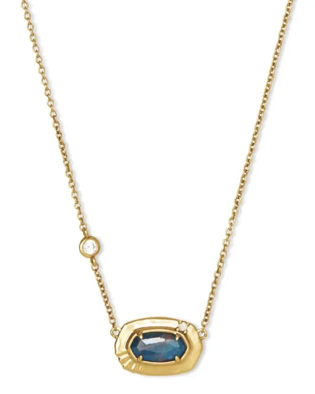 Collar Colgante Kendra Scott Anna Chapado en Oro 14K y Circonita Cúbica Nuevo con Etiquetas $58 Foto 1 de 1