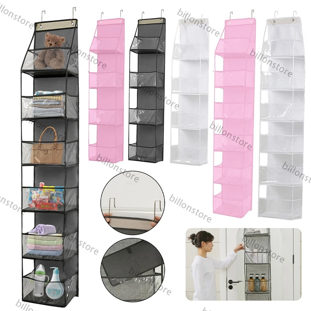 2 Stück Handtaschen-Aufbewahrungstaschen Aus PVC-Vlies – Transparent, Staubdicht, Mit Reißverschluss, Größe M (38,1x27,9x18 Cm)