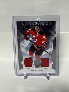 ZACH PARISE 2011-12 UD ARTIFACTS HOCKEY JERSEY CARD #D 117/125 DEVILS