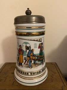 Tapa metálica de piedra cerámica Dortmunder Union vintage rara para coleccionistas, regalo de Navidad - Imagen 1 de 8