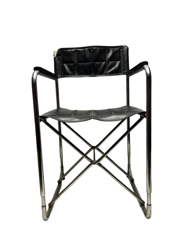 Vtg MCM 1960s Chrome Folding SHIGERU UCHIDA Utida X-Chair Japan AS IS - Project Cover