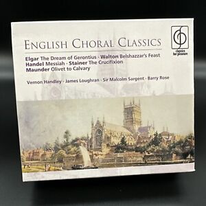 ENGLISH CHORAL CLASSICS Walton Elgar Handel Stainer [EMI 6 CD Set] SEALED RARE