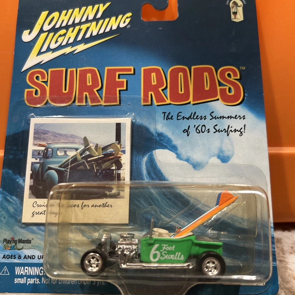 Johnny Lightning Surf Rods 2001 6 pies olas coleccionables diecast Foto 1 de 4