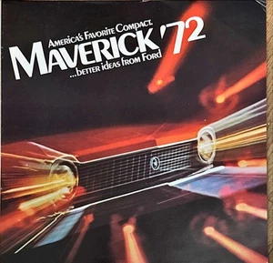 1972 Ford Maverick Vintage Sales Brochure Catalog - Picture 1 of 3