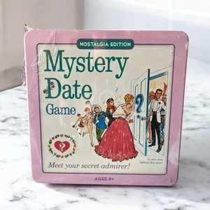 Hasbro Mystery Date Board Game Nostalgia Edition 2014 Pink Tin New Sealed - Picture 1 of 1