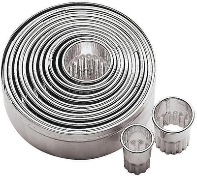 Tagliapasta/Coppapasta Anello Festonato Cm 10, Acciaio Inox - Immagine 1 di 4