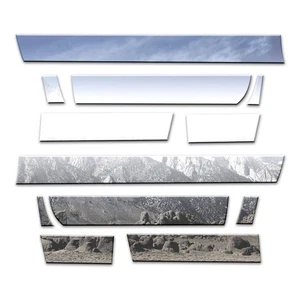 Diamond Grade 12pc 5 1/2" Rocker Panels for 14-18 GMC Sierra Double Cab 6.8' Bed - Picture 1 of 4