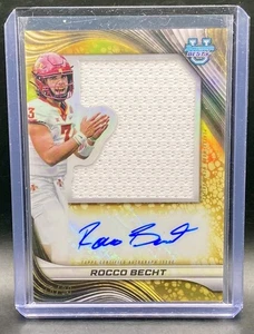 Rocco Becht 2024 Bowman University's Best Gold Patch Auto /99 - Picture 1 of 2