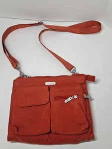 Baggallini Umhängetasche, orange, mittelgroß, viele Taschen, Designer  - Bild 1 von 8