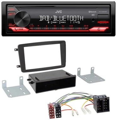 JVC Bluetooth USB DAB MP3 Autoradio für Mercedes C-Klasse CLK Vito Viano - Bild 1 von 4