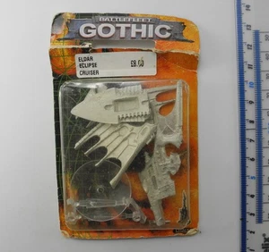 ELDAR ECLIPSE CRUISER Metal Flota de Batalla Gótico BFG Envío Blister Pack Años 90 I4a - Imagen 1 de 3