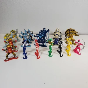 Lote 21 Mini Figuras PVC Mighty Morphin Power Rangers 3" Años 90 Bandai De Colección - Imagen 1 de 9