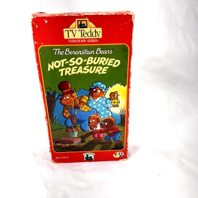 The Berenstein Bears Not-So-Buried Treasure VHS Tape 1993 TV Teddy Kids Cartoon - Image 1 of 4