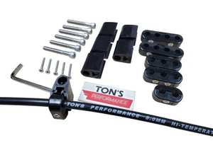 Bolt to Valve Cover V8 Vertical Wire Loom Kit 7-8mm Spark plug wire separator - Bild 1 von 5