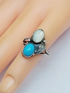 Anillo de plata esterlina nativo americano vintage talla 3,5 ¡¡para reparación!!(15) - Imagen 1 de 7