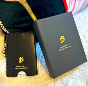  NWT David Beckham Leather Luggage Tag - Picture 1 of 4