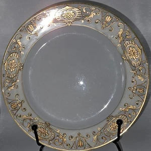 Vintage Noritake 7.5" Christmas Ball Dessert Plate Hand Painted Japan - Picture 1 of 4