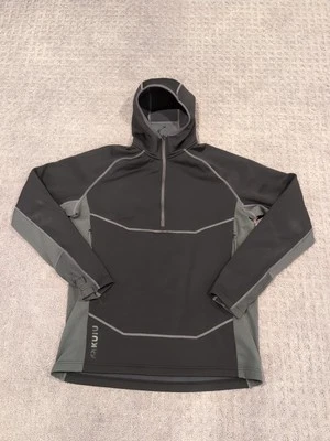 Kuiu Hybrid Fleece 260 Zip Hoody Medium Black/Grey Nice! Hunting Free Ship! - Image 1 of 4