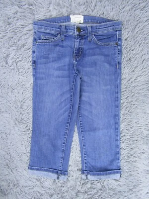 Current/Elliott  Pants Womens 25 The Skipper Jeans Blue Denim Capri Medium Wash - Image 1 of 4