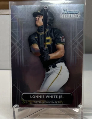 2022 Bowman Sterling Prospect Base #BSP-98 Lonnie White Jr. - Pittsburgh Pirates - Image 1 of 2