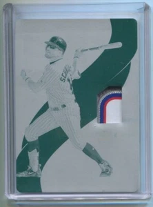 2019 Unbefleckte Sammlung Druckplatte/AUFNÄHER Kyle Schwarber 1/1 Chicago Cubs - Bild 1 von 2