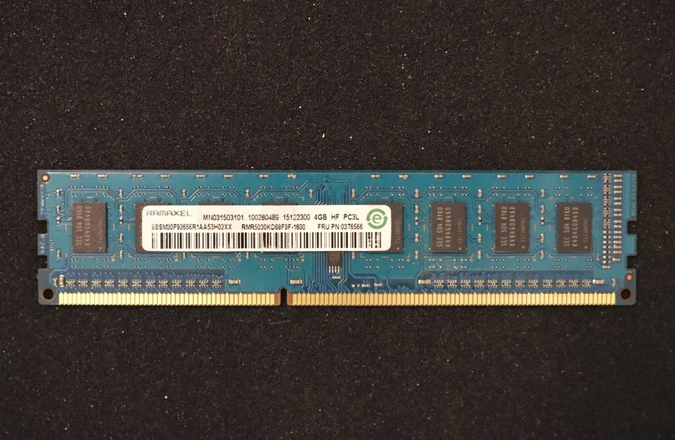 Ramaxel RMR5030KD68F9F-1600 DDR3 Module 4GB (1x4) PC3L-12800U DDR3-1600 #6969 - Bild 1 von 1
