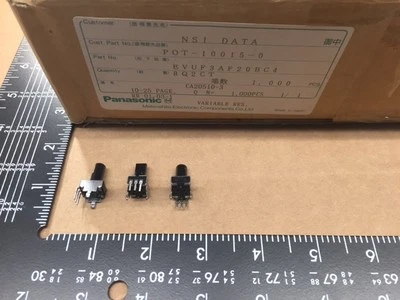 (10 piezas) EVU-F3AF20BC4 Panasonic, 15K Ohm 20% 1/20W (0,05W), Potenciómetro Audio Foto 1 de 2