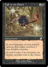 Call to the Grave x1 NM  Magic the Gathering MTG  Scourge, # 58