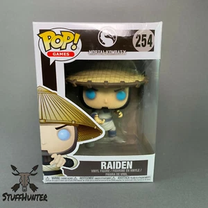 Funko POP! Mortal Kombat X Raiden #254 OVP B-Ware New - Picture 1 of 7