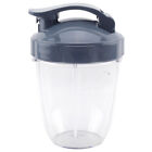 18 oz Cup with Lip Ring and To-Go Lid for NutriBullet NB-101B NB-101S NB-201