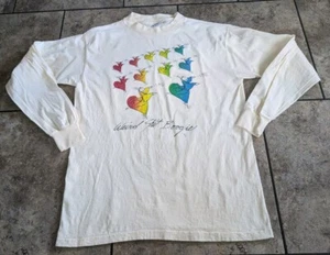 Weird Shi* Boogie Vintage Single Stitch 1985 Men's Medium Long Sleeve Tee - Picture 1 of 8