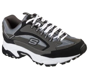 Skechers Shoes Men Stamina Sport Trail Hike Leather Sneaker Comfort Casual 51286 - Picture 1 of 6