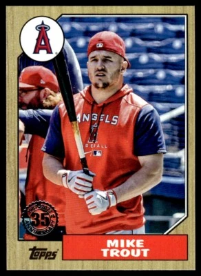 2022 Topps Mike Trout Los Angeles Angels #1 - Image 1 of 2