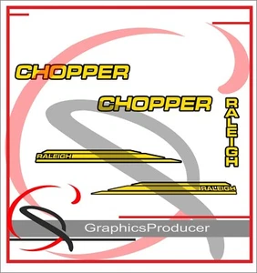 Juego completo de calcomanías Raleigh Chopper MK1 y MK2  - Imagen 1 de 1