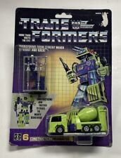 Original Vintage 1985 G1 Transformers Constructicons MIXMASTER Sealed MOC SOC