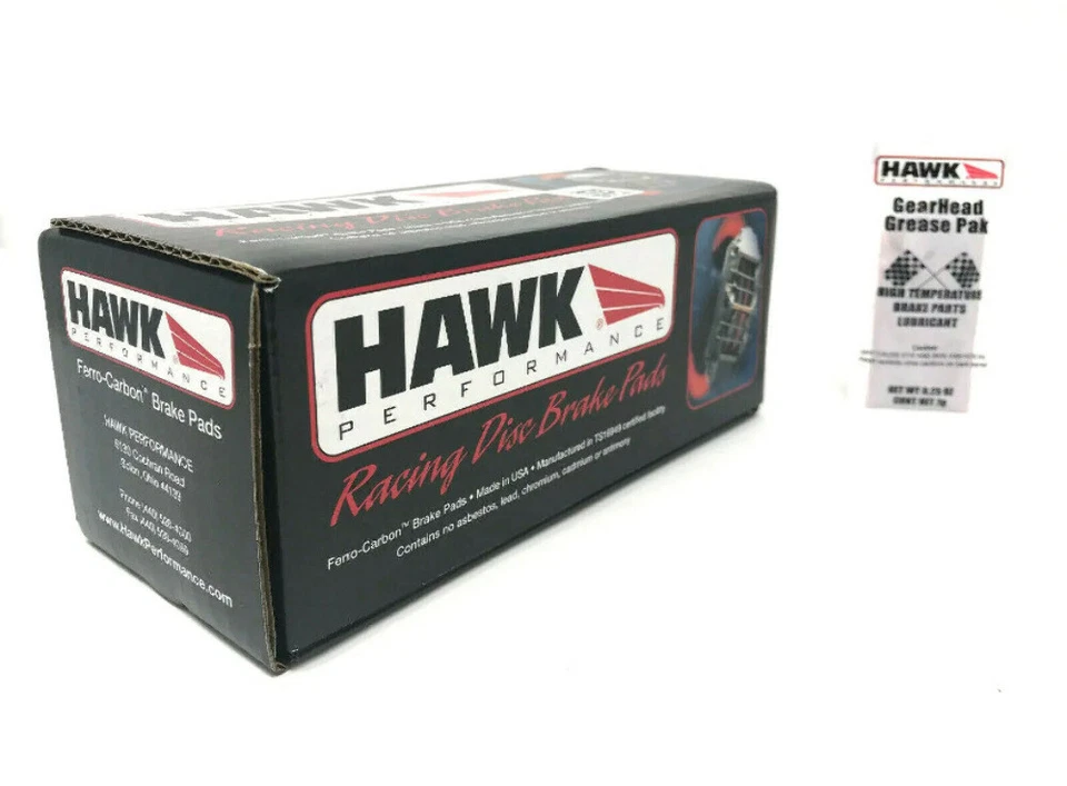 Pastillas de freno delanteras Hawk HP Plus Race Acura TSX TL RL CL Honda Accord Foto 1 de 3