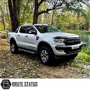 Ford Ranger 2016 kit de arco de rueda delgado guardabarros estrechos brotes T7 T8 arcos (negro) - Imagen 1 de 12