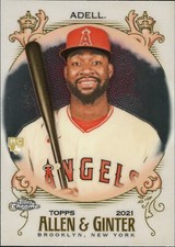 2021  Topps Allen & Ginter Chrome  #142 Jo Adell   RC  Los Angeles Angels (b)
