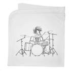 'Rock Drummer' Cotton Baby Blanket / Shawl (BY00019576)