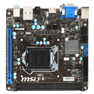 For MSI H81I Motherboard LGA1150 DDR3 Mini-ITX Mainboard - Image 1 of 2