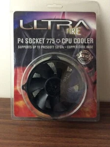 ULTRA ULT-31797 Copper Core Cooling Fan Socket 775 upto P4 3.8 GHz. #87313# - Picture 1 of 2