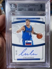 Luka Doncic 2018-19 National Treasures International RC Auto 28/99 BGS9 Auto10