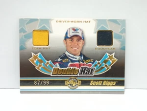 Scott Riggs 2006 Wheels Driver Worn Hat Patch Card /99 Nascar - Bild 1 von 3