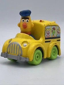 Vintage Playskool Sesame Street Die Cast Bert School Bus Vintage Metal Car 1983 - Picture 1 of 5