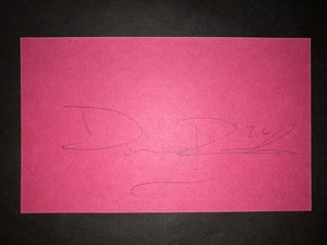 2014 PADRES: Donn Roach, SIGNED 3x5 Card