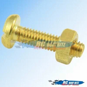 5pcs 3mm Brass break off bolt for RC boat rudder - Picture 1 of 2
