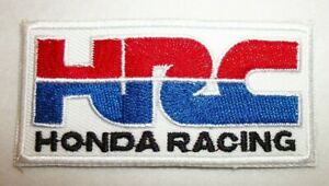 Honda Racing HRC Patch~2 7/8" x 1 1/2"~Embroidered~Iron or Sew~FREE US Mail