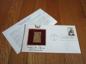 Civil Rights Leader Whitney Moore Young Commemorative Stamp Gold Replica History - Picture 1 of 6