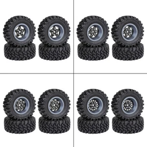 Llantas de 1,2" 4 piezas neumáticos neumáticos sobre orugas para coche de radiocontrol TRX4M SCX24 FCX24 FMS 1/18 - Imagen 1 de 13