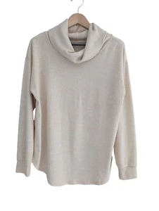 St. John's Bay Neutral Long Sleeve Turtleneck Sweater Women's Size L - Picture 1 of 6
